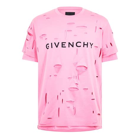 givenchy sale men t shirt|givenchy distressed t shirt.